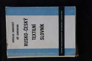 náhled knihy - Rusko-český textilní slovník : Určeno pracovníkům v textilním prům. a odborným překladatelům