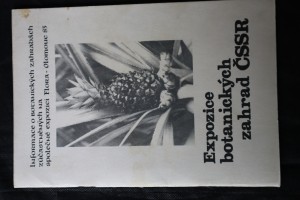 náhled knihy - expozice botanických zahrad ČSSR