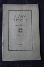náhled knihy - Filosof humanity : k šedesátým narozeninám universitního profesora Dra. Frant. Drtiny