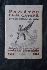 náhled knihy - památce Jana Gayera prvního velitele 4ho pluku