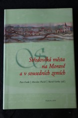 náhled knihy - Středověká města na Moravě a v sousedních zemích