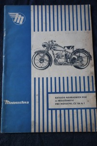 náhled knihy - Katalog náhradních dílů a příslušenství pro motocykl čz 125 B,T