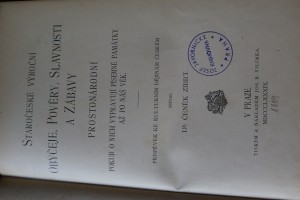 náhled knihy - Staročeské výroční obyčeje, pověry, slavnosti a zábavy prostonárodní pokud o nich vypravují písemné památky až po náš věk : příspěvek ke kulturním dějinám českým