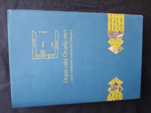 náhled knihy - Dopis rabi Ovadji otci a další hebrejské renesanční cestopisy