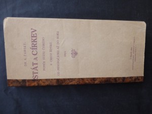 náhled knihy - Stát a církev : poměr státu českého k církvi římské od prvopočátku až do roku 1924