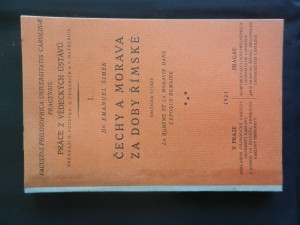 náhled knihy - Čechy a Morava za doby římské = La Bohéme et la Moravie dans l'epoque Romaine : kritická studie
