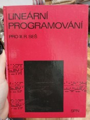 náhled knihy - Lineární programování pro 3. ročník SEŠ : hosp. výpočty pro 3. roč. stř. ekon. škol