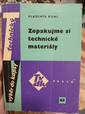 náhled knihy - Zopakujme si technické materiály : stručný přehled celého oboru pro praxi i ke školení