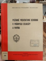 náhled knihy - Požárně preventivní ochrana v průmyslu celulózy a papíru