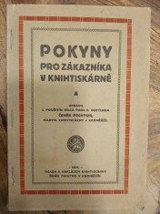 náhled knihy - Pokyny pro zákazníka v knihtiskárně