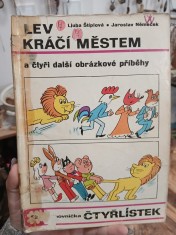 náhled knihy - Lev kráčí městem a čtyři další obrázkové příběhy čtyřlístek 62