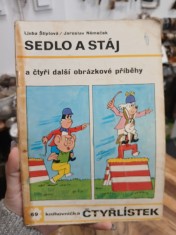 náhled knihy - Sedlo a stáj a čtyři další obrázkové příběhy čtyřlístek 69