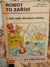 náhled knihy - Robot to zařídí a čtyři další obrázkové příběhy  čtyřlístek 