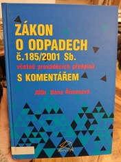 náhled knihy - Zákon o odpadech č. 185/2001 Sb.