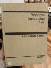 náhled knihy - Betonové konstrukce. I. díl