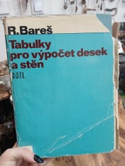 náhled knihy - Tabulky pro výpočet desek a stěn : Určeno [také] posl. vys. škol