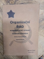 náhled knihy - Organisační řád Komunistické strany Československa, sekce Komunistické internacionály