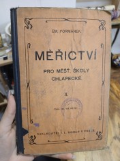 náhled knihy - Měřictví a rýsování pro měšťanské školy chlapecké. Díl druhý