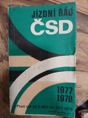 náhled knihy - Jízdní řád ČSD 1977/1978