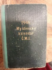 náhled knihy - Myslivecký kalendář České myslivecké jednoty na rok 1946
