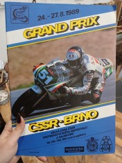 náhled knihy - Grand Prix ČSSR – Brno 1989: mistrovství světa motocyklů a sajdkárů