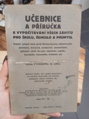 náhled knihy - Učebnice a příručka k vypočítávání všech závitů pro školu, řemeslo a průmysl