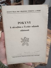 náhled knihy - Pokyny k závodům o Tyršův odznak zdatnosti