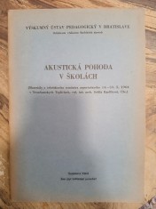 náhled knihy - Akustická pohoda v školách
