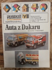 náhled knihy - Auta z Dakaru (Plastické vystřihovánky: Modely kamiónů Tatra 815 VD 10 300 4x4.1 DAKAR '88 a LIAZ 111.154 DAKAR '88 v měřítku 1:32)