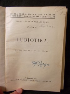 náhled knihy - Eubiotika čili dobrožilství