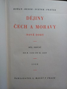 náhled knihy - DĚJINY ČECH A MORAVY