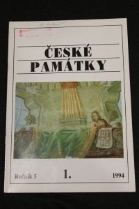 náhled knihy - České památky. Roč. 5. Číslo 1.