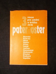 náhled knihy - Paternoster 3: revue pro umění a kritiku 29/92