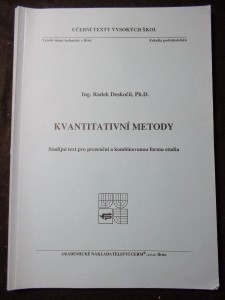 náhled knihy - Kvantitativní metody : studijní text pro prezenční a kombinovanou formu studia