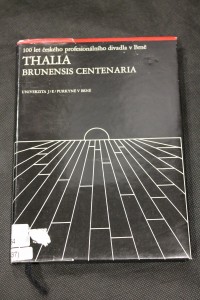 náhled knihy - Thalia Brunensis Centenari