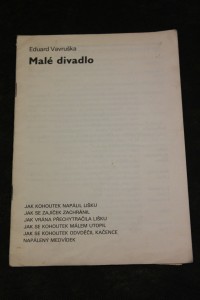 náhled knihy - Malé divadlo
