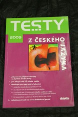 náhled knihy - TESTY z Českého jazyka 2009
