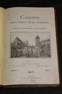 náhled knihy - Časopis Moravského musea zemského. Ročník IV. Číslo 1, 2