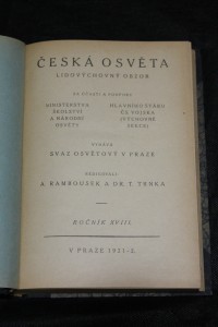 náhled knihy - Česká osvěta. Lidovýchovný obzor.