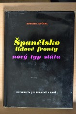 náhled knihy - Španělsko lidové fronty : Nový typ státu