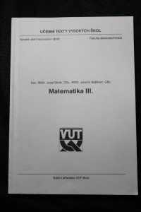 náhled knihy - Matematika III : Určeno pro stud. fak. elektrotechn.