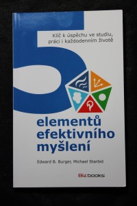 náhled knihy - 5 elementů efektivního myšlení