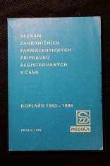 náhled knihy - Seznam zahraničních farmaceutických přípravků registrovaných v ČSSR : doplněk za období 1.1. 1983 - 1.1. 1986