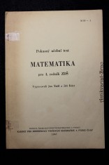 náhled knihy - Pokusný učební text : Matematika pro 4. ročník ZDŠ