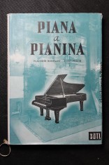 náhled knihy - Piana a pianina : určeno prac. v klavírním prům., hud. školám a hud. veřejnosti