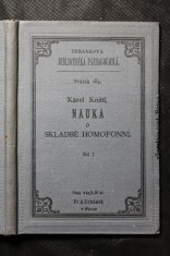 náhled knihy - Nauka o skladbě homofonní. Díl I., O skladbě jednohlasé (o melodii)