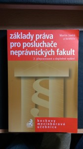 náhled knihy - Základy práva pro posluchače neprávnických fakult