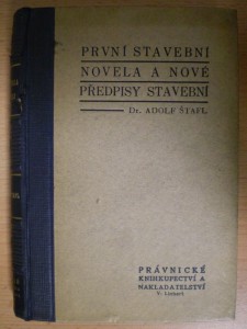 náhled knihy - První stavební novela a nové předpisy stavební