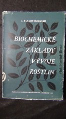 náhled knihy - Biochemické základy vývoje rostlin