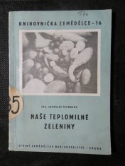 náhled knihy - Naše teplomilné zeleniny